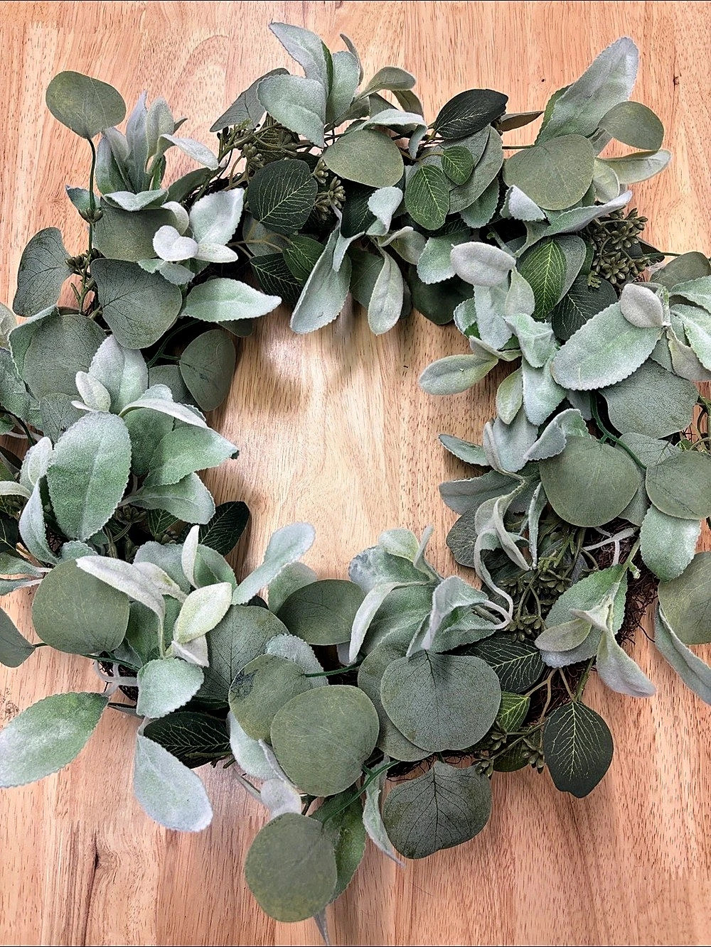 Green Faux Greenery Wreath